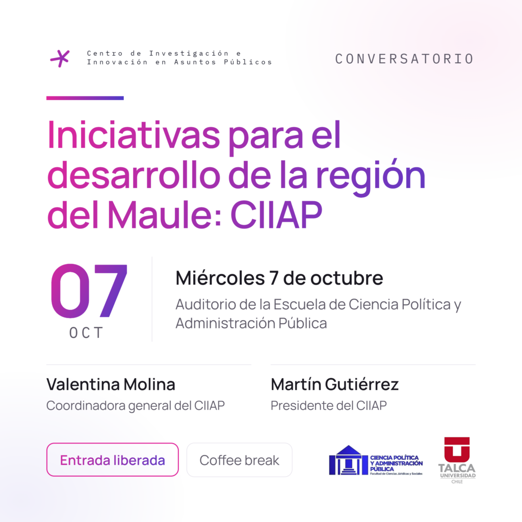 Iniciativas para el desarrollo de la región del Maule: CIIAP