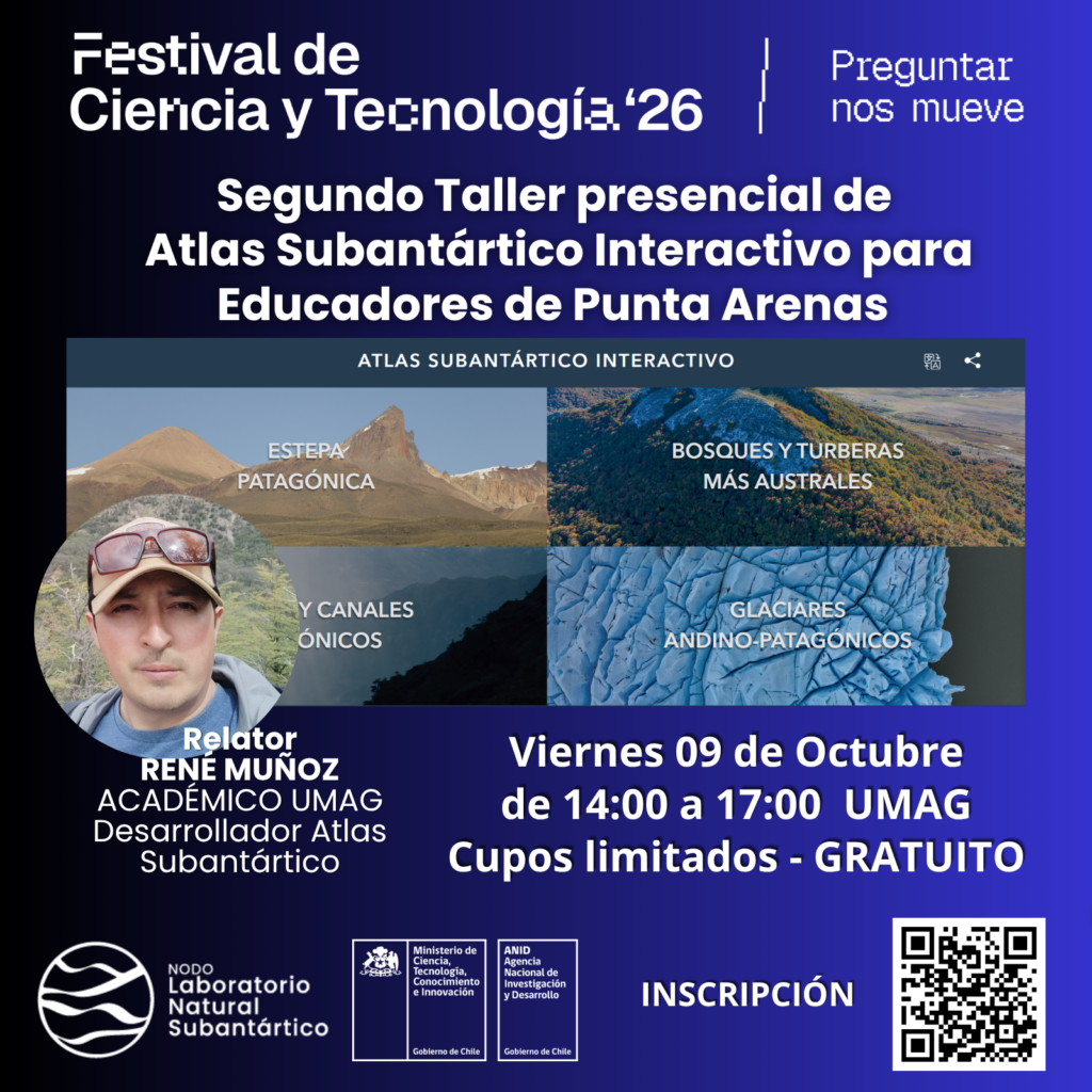 Segundo Taller de Atlas Subantártico Interactivo para Educadores de Punta Arenas